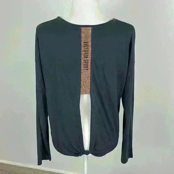 Victoria’s Secret Long Sleeve Open-Back Top Size M - Picture 4 of 9